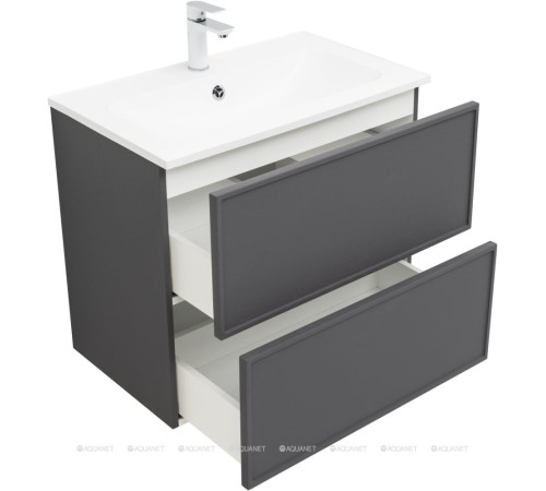 Тумба для раковины Aquanet Арт 75 ясень графит 00329064
