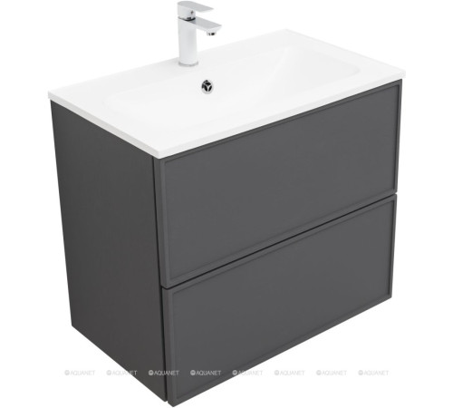 Тумба для раковины Aquanet Арт 75 ясень графит 00329064