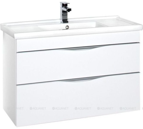 Тумба под раковину Aquanet Эвора 100 белый 00185195