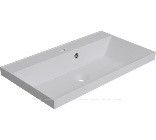 Тумба под раковину Aquanet Гласс 80 белый 00238361