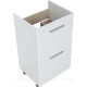 Тумба под раковину Aquanet Ирис new 50 напольная 2 ящика белый глянец 00310151