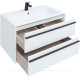Тумба под раковину Aquanet Lino 90 белый матовый 00253904