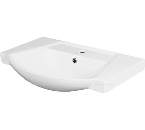 Тумба под раковину Aquanet Монро 65 белый матовый 1 ящик 2 дверцы 00235589