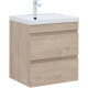Тумба под раковину Aquanet Нота New 58 дуб светлый 00334197
