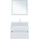 Тумба под раковину Aquanet Нота New 90 напольная 2 ящика белый глянец 00344147