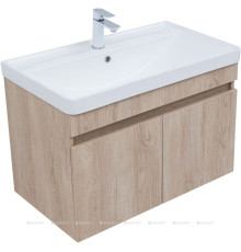 Тумба под раковину Aquanet Оптима 80 дуб светлый 00344805