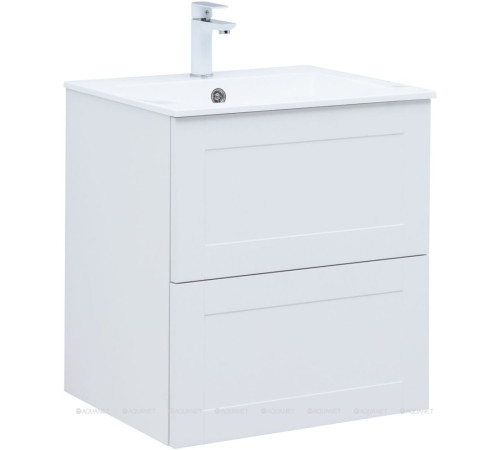 Тумба под раковину Aquanet Терра 60 белый матовый 00313232