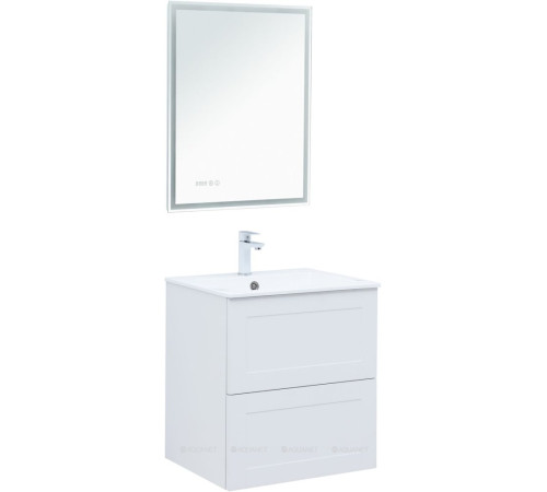 Тумба под раковину Aquanet Терра 60 белый матовый 00313232