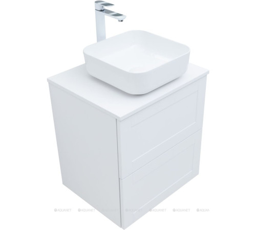 Тумба под раковину Aquanet Терра 60 белый матовый 00313232