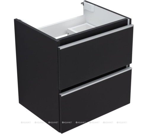 Тумба под раковину Aquanet Вега 50 2 ящика черный 00329594