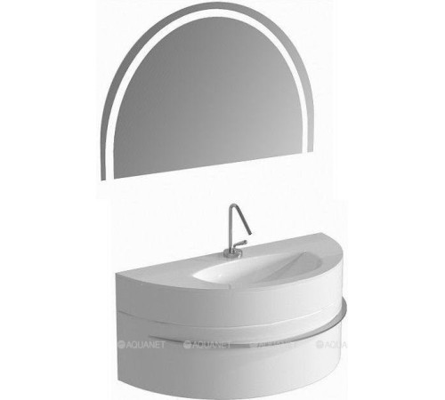 Тумба De Aqua Эскалада 117 подвесная белый (Grass) 186751