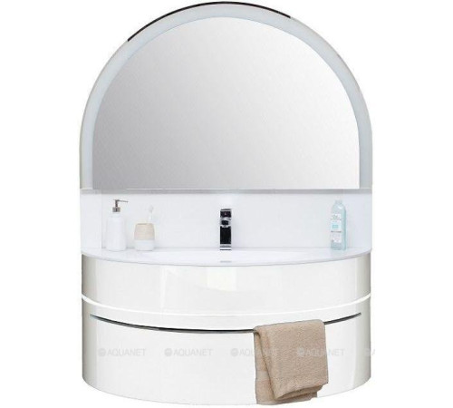 Тумба De Aqua Эскалада 117 подвесная белый (Grass) 186751