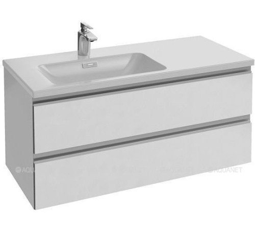Тумба под раковину Jacob Delafon Vox 1000x460x452 мм 2 ящика Белый лак EB2025-RA-G1C