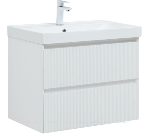 Тумба с раковиной Aquanet Альтера 70 белый матовый 00340886