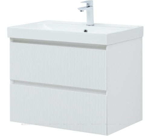 Тумба с раковиной Aquanet Альтера 70 белый матовый 00340886