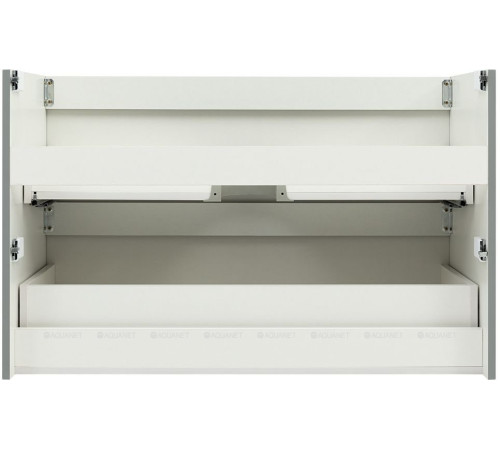 Тумба с раковиной Aquanet Джейн 100 раковина Flat мисти грин 00332532