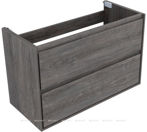 Тумба с раковиной Aquanet Милан 100 дуб рошелье 00340160
