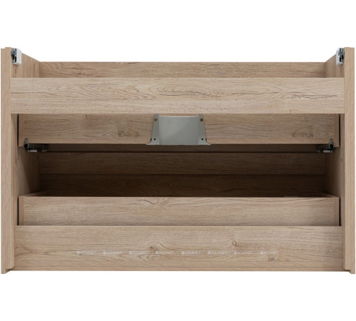 Тумба с раковиной Aquanet Милан 100 дуб светлый 00340170