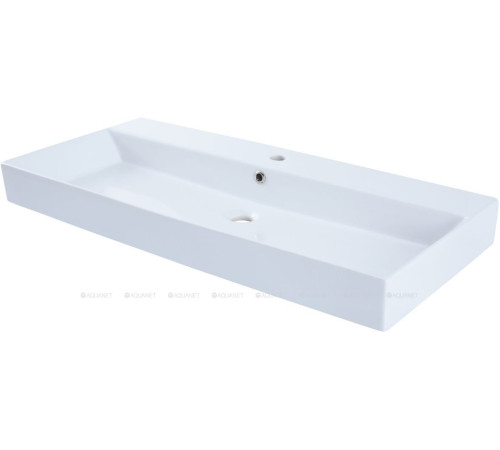 Тумба с раковиной Aquanet Nova Lite 100 Slim Synergy 2 ящика дуб рустикальный 00291828