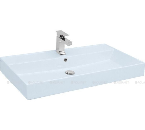 Тумба с раковиной Aquanet Nova Lite 60 3 ящика белый глянец 00307072