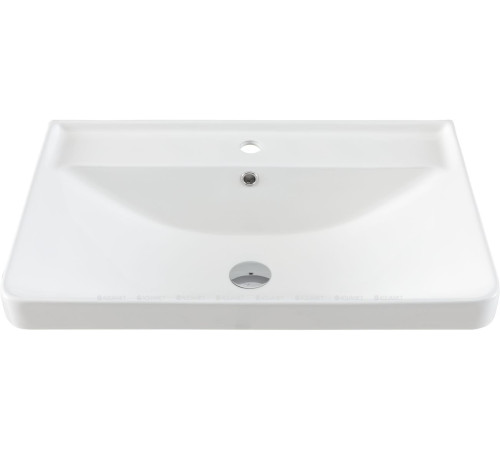 Тумба с раковиной Aquanet Оптима 70 дуб светлый/белый сатин 00345358