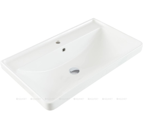 Тумба с раковиной Aquanet Оптима 80 дуб светлый 00345361