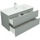Тумба с раковиной Aquanet Вега 2.0 100 Ирис 2 ящика мисти грин 00344752