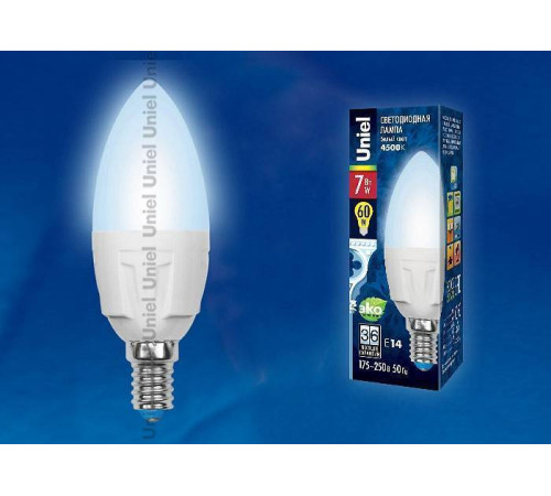 Лампа светодиодная Uniel FR PLP01WH E14 7Вт 4000K UL-00002411