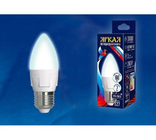 Лампа светодиодная Uniel FR PLP01WH E27 7Вт 4000K UL-00002412