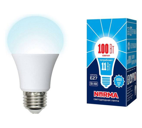 Лампа светодиодная Volpe E27 11Вт 4000K UL-00003786