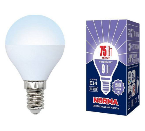 Лампа светодиодная Volpe E14 9Вт 6500K UL-00003824