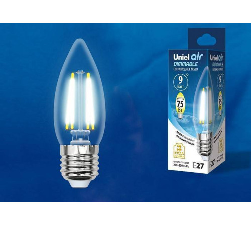 Лампа светодиодная Uniel E27 9Вт 4000K UL-00005188