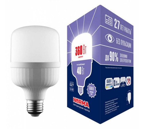 Лампа светодиодная Volpe E27 40Вт 6500K UL-00006790