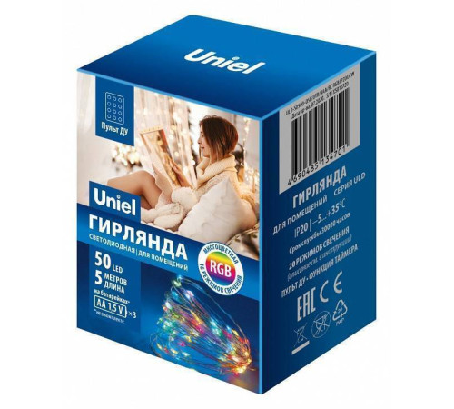 Гирлянда Нить Uniel ULD-S0500 UL-00007248