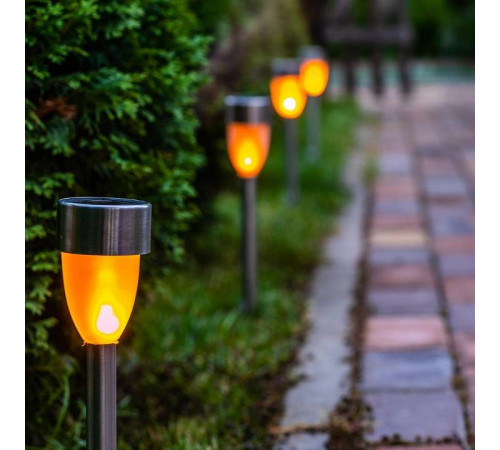 Наземный низкий светильник Uniel Metal torch UL-00007926