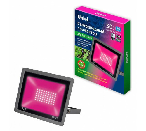 Настенно-потолочный прожектор для растений Uniel ULF-P42 UL-00010384