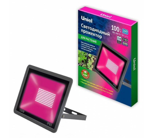 Настенно-потолочный прожектор для растений Uniel ULF-P42 UL-00010385