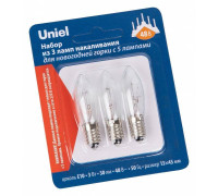 Набор из 3 ламп накаливания Uniel IL-CT13 UL-00010986