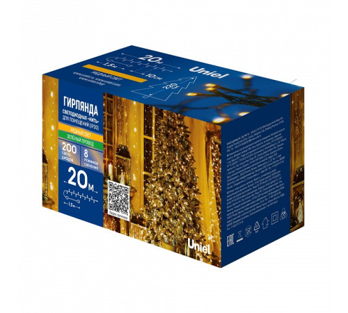 Гирлянда Нить Uniel ULD-S2000-200/DGA UL-00011301