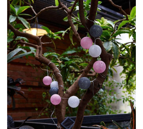 Гирлянда на солнечных батареях Uniel COTTON BALLS-1 UL-00011593