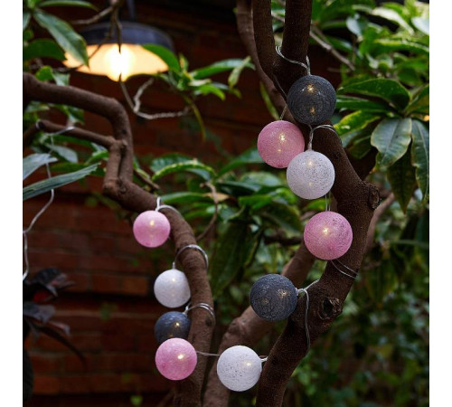 Гирлянда на солнечных батареях Uniel COTTON BALLS-1 UL-00011593