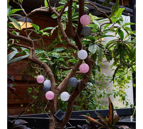 Гирлянда на солнечных батареях Uniel COTTON BALLS-1 UL-00011593