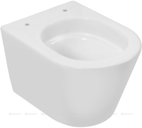 Унитаз подвесной Aquanet Atago 3.0 W SHORT TORNADO с сиденьем Soft Close 00348006