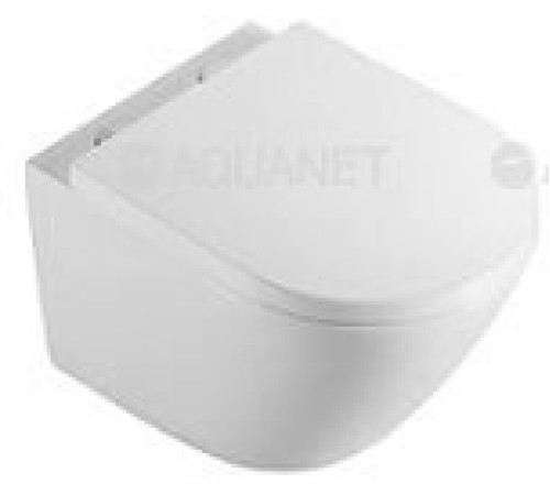 Унитаз подвесной Aquanet ZVEZDA-2 безободковый с сиденьем Soft Close ZV-2