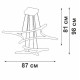 Подвесной светильник Vitaluce V2511DT V2511DT-0/4+4S