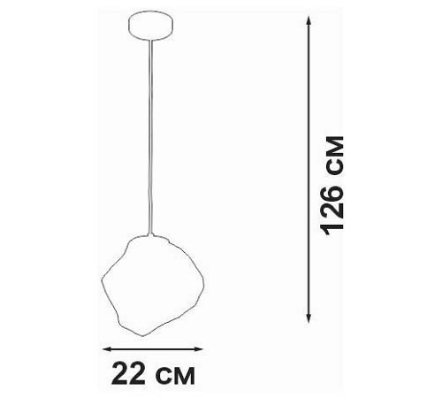Подвесной светильник Vitaluce V2735 V2735-1/1S
