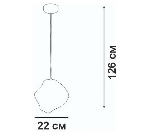 Подвесной светильник Vitaluce V2736 V2736-1/1S