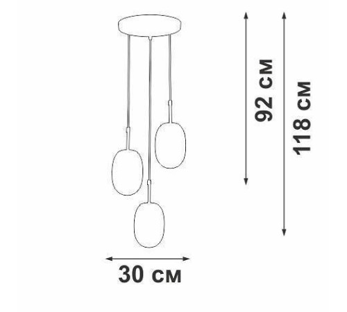 Подвесной светильник Vitaluce V28210 V28210-1/3S