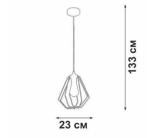 Подвесной светильник Vitaluce V2867 V2867-1/1S