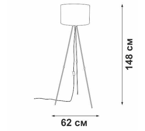 Торшер Vitaluce V2957 V2957-0/1P